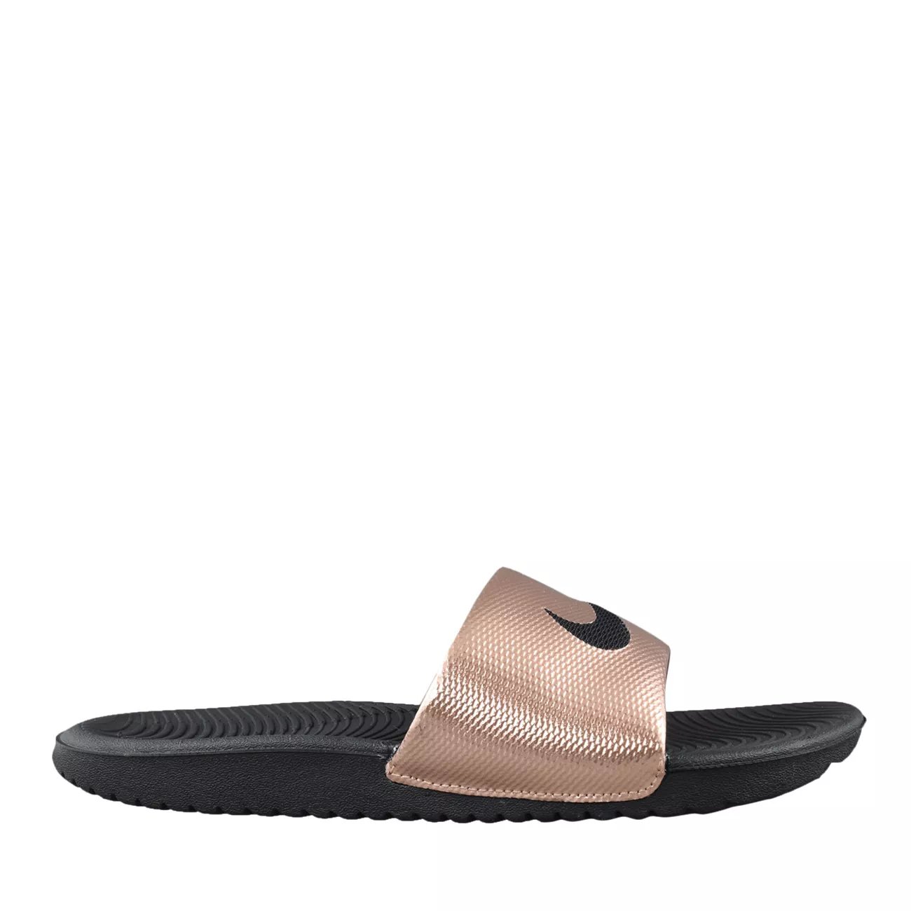 nike kawa slide rose gold