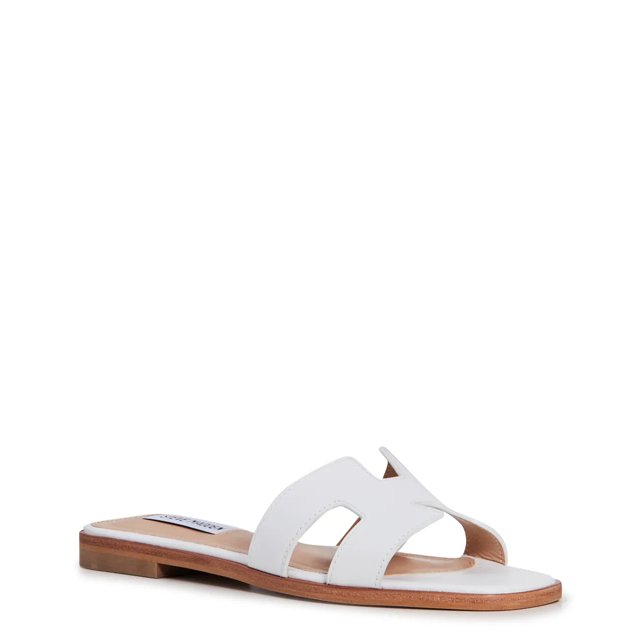★Best★STEVE MADDEN★Hadyn Mule Slippers Daily Shoes Steve Madden Women's Hadyn Sandal, Orange Leather, 6
