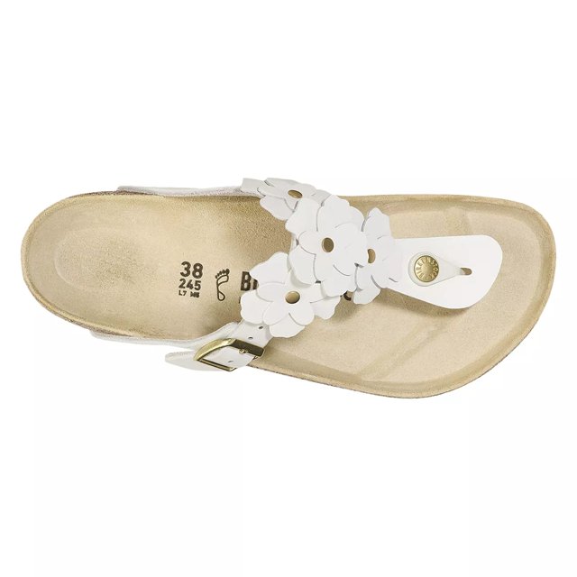White flower sandals top