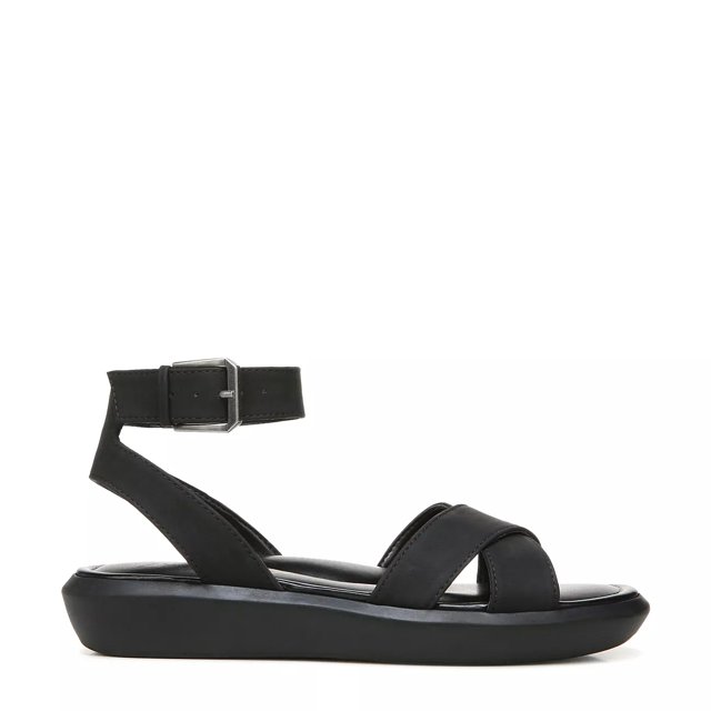 Dsw flat black sandals hotsell