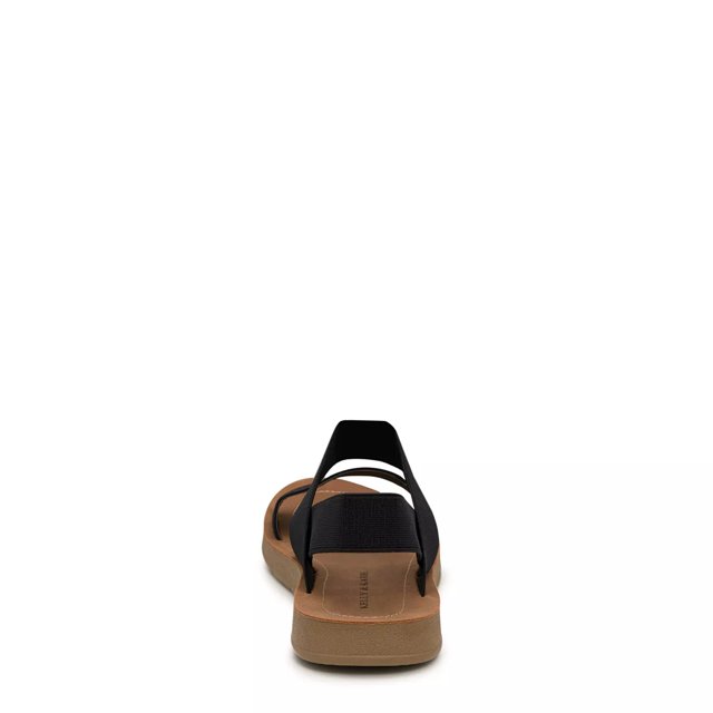 Dsw black sandals flat sale