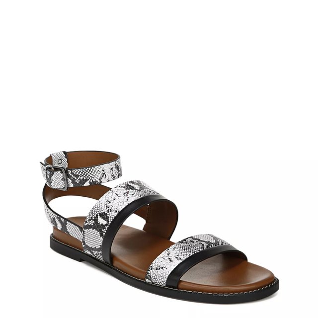 Black snake print sandals shop