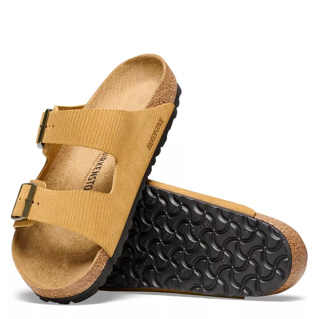 Birkenstock Women s Arizona Suede Embossed Narrow Width Slide
