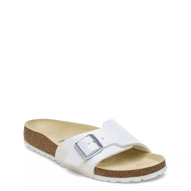 White sandals narrow width cheap