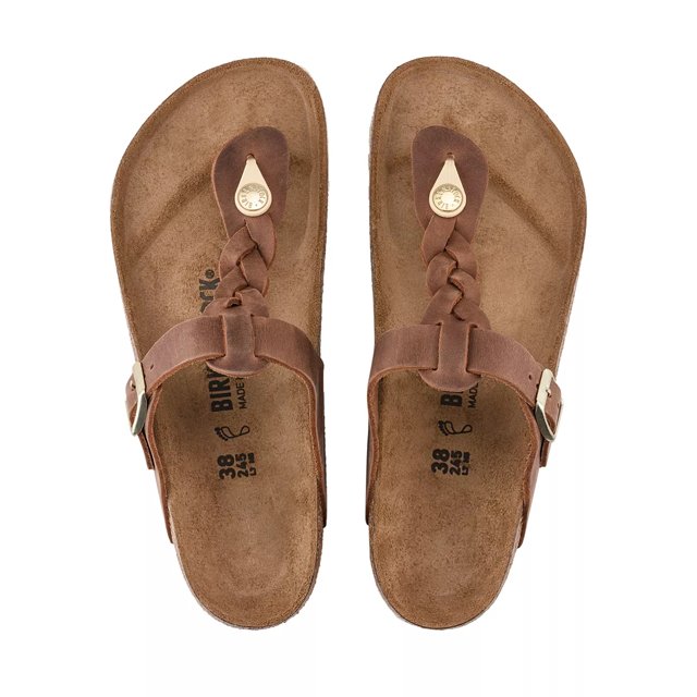Birkenstock Women s Gizeh Braid Olied Leather Sandal DSW Canada