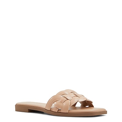 Cethrio Womens Summer Flats Sandals- Flat Flip Flops Bow Wide Width on  Clearance Black Dressy Sandals/ Slides Size 7.5 