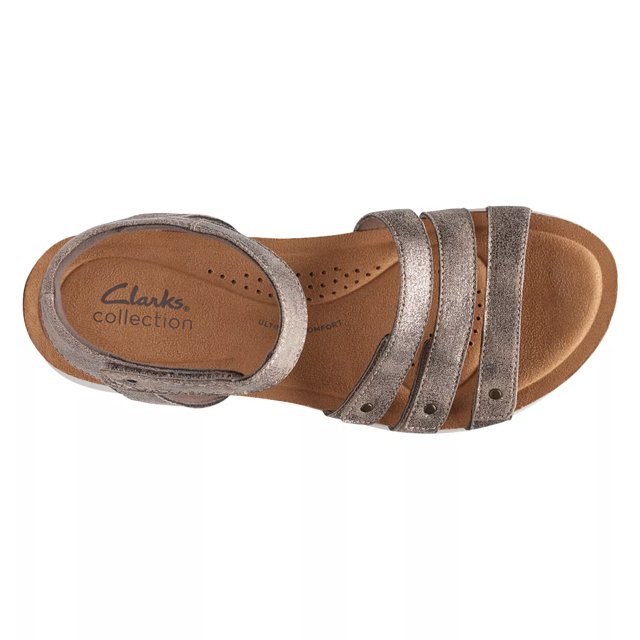 Clarks Women's April Dove Wide Sandal DSW Canada