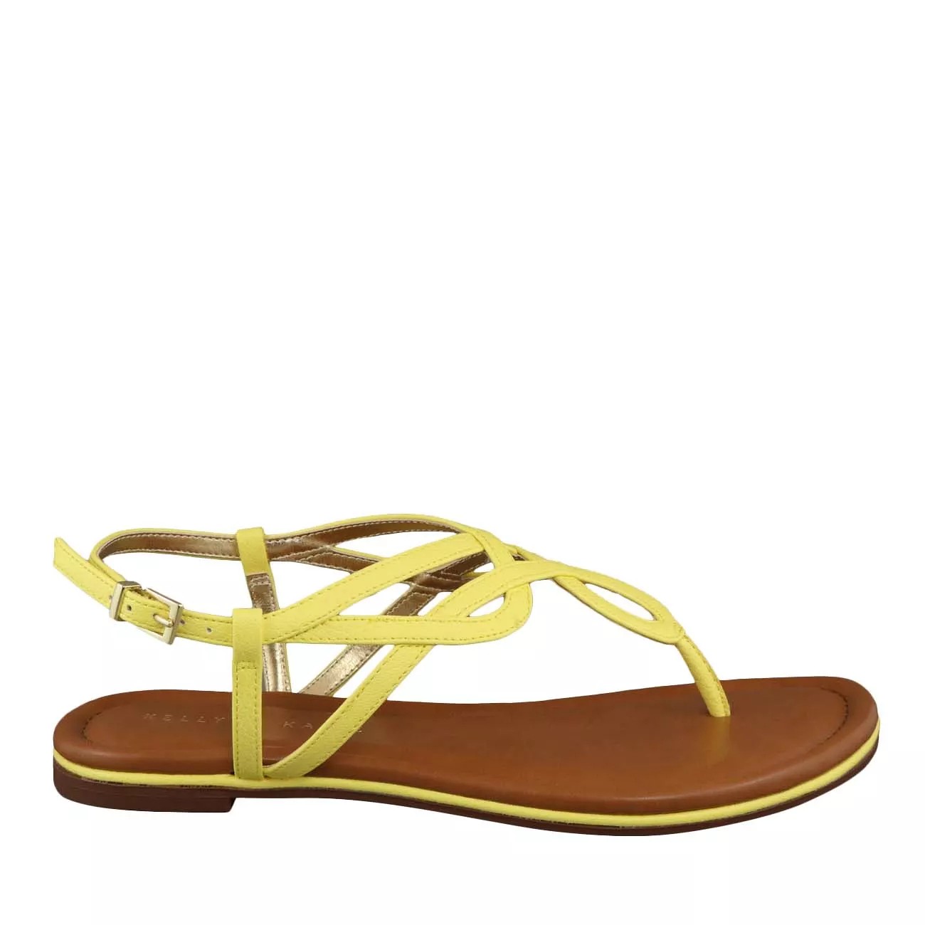 dsw yellow box flip flops