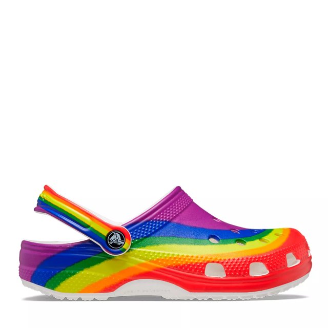 Crocs Unisex Classic Rainbow Dye Clog