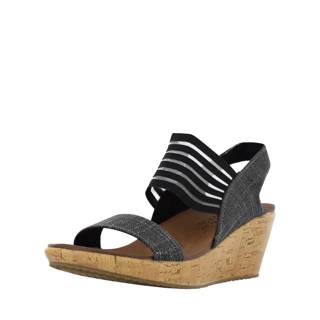 Skechers Beverlee Kitten Wedge Sandal | The Shoe Company