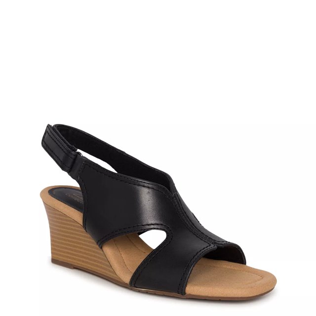 Clarks Women's Kyarra Aster Wedge Sandal | The Shoe Company