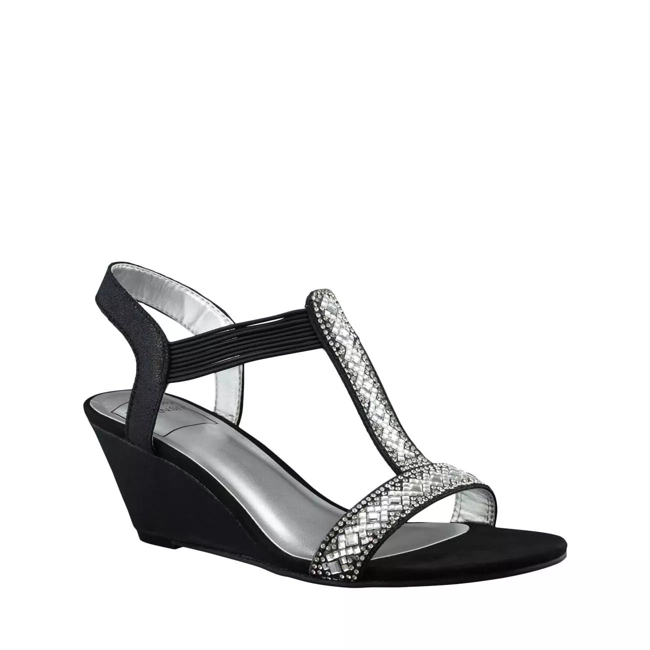 new york transit badgetastic wedge sandal