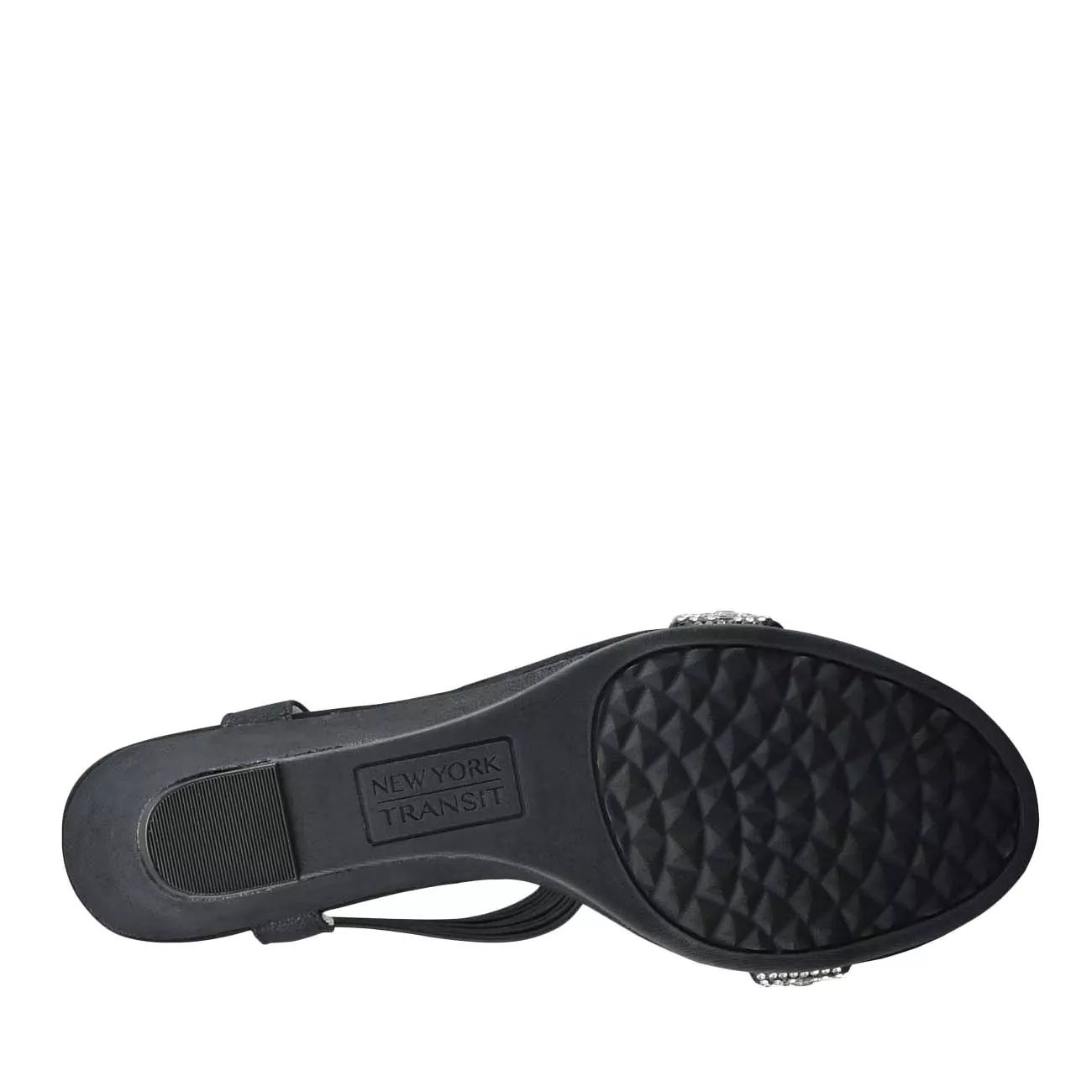 new york transit badgetastic wedge sandal