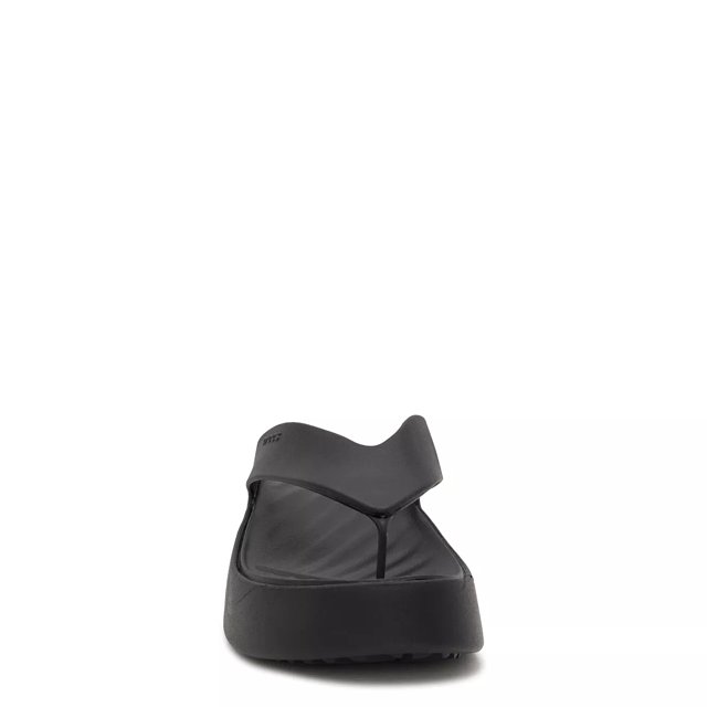 Black platform flip flop sandals shop