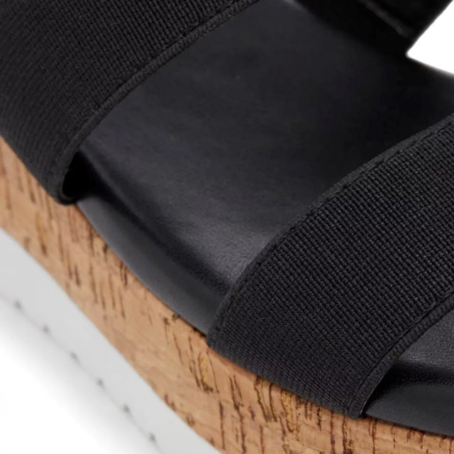 Black platform sandals dsw online