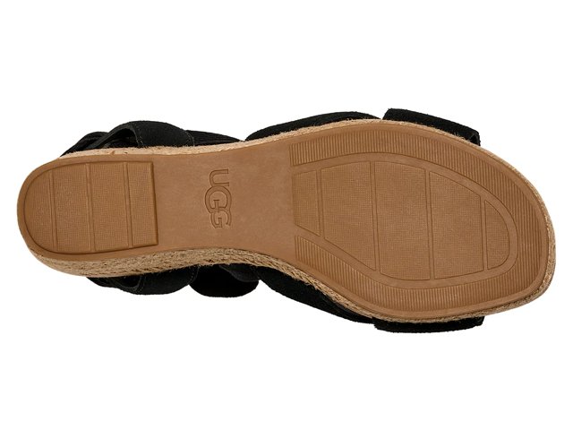 UGG Women's Taia Ankle Wrap Espadrille Wedge Sandal | The