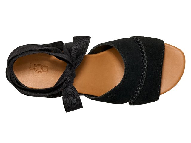 UGG Women's Taia Ankle Wrap Espadrille Wedge Sandal | DSW Canada