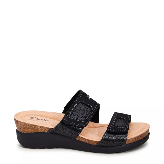 Clarks womens Calenne Maye Wedge Sandal