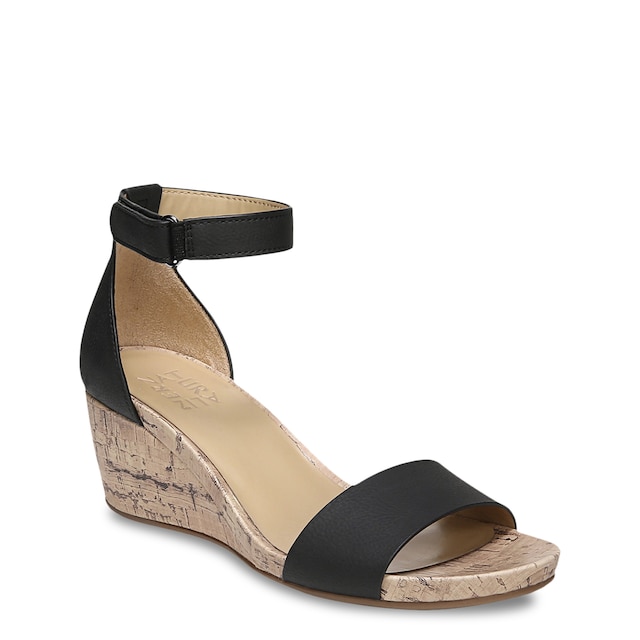 Naturalizer Areda Wedge Wide Width Sandal | The Shoe Company