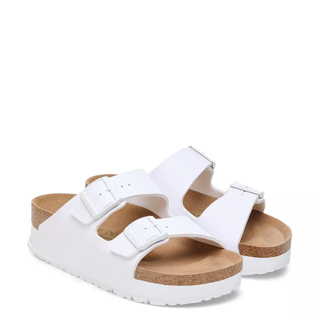 Birkenstock Women s Arizona Flex Platform Vegan Slide Sandal by Papillio