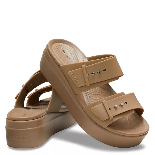 Crocs Women's Brooklyn Low Wedge Sandal The Shoe Company