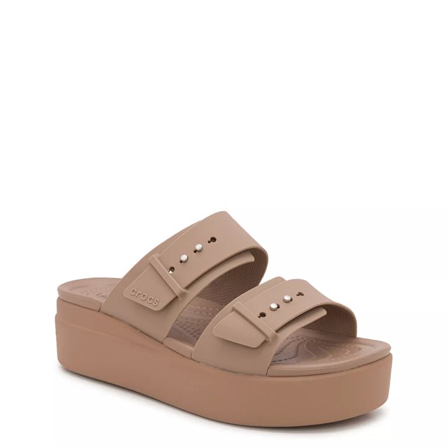 Crocs Women s Brooklyn Buckle Low Wedge Sandal