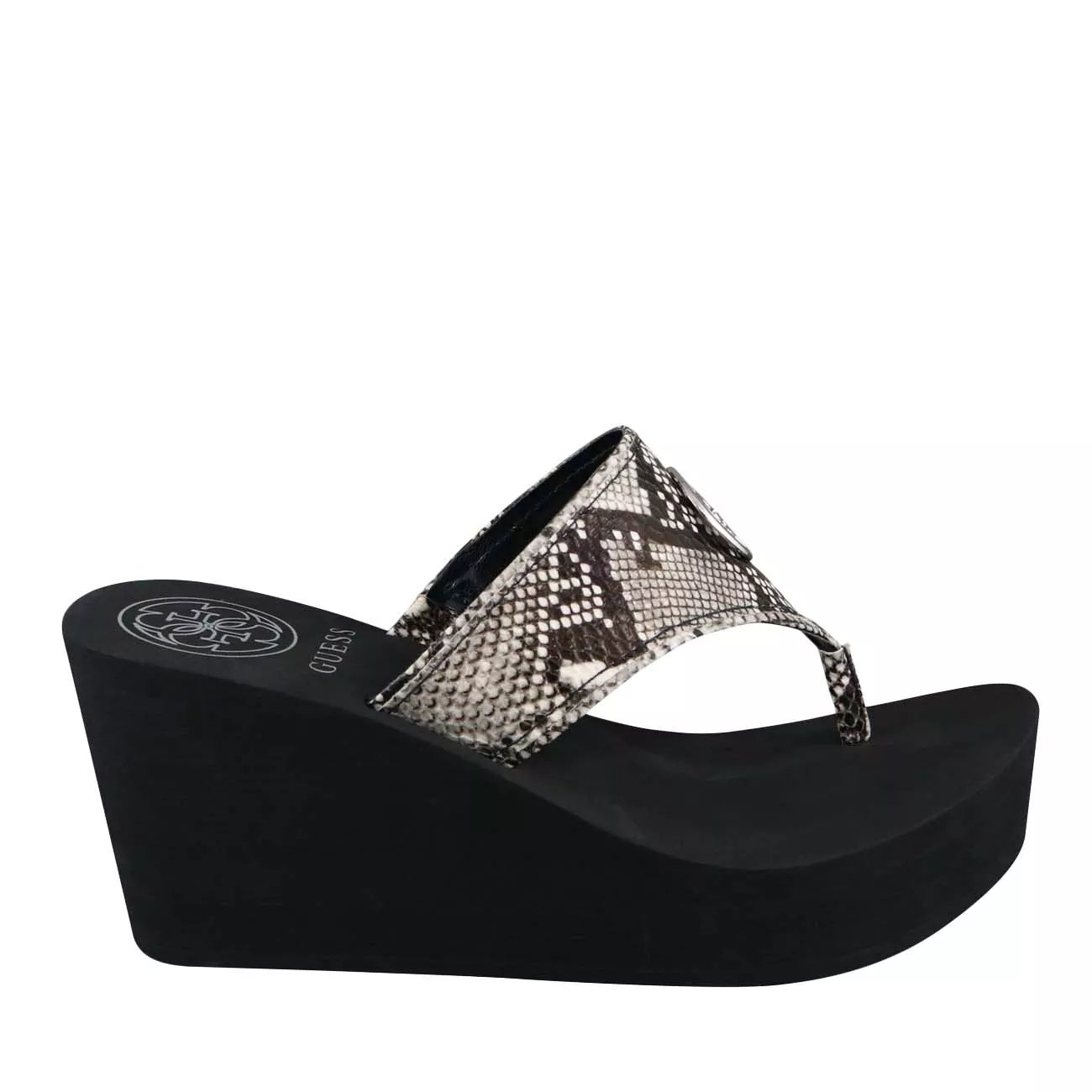 Guess Solene Flip Flop Wedge The Shoe Company