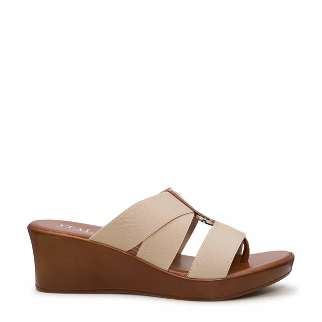 Italian shoemakers wedge sandals best sale