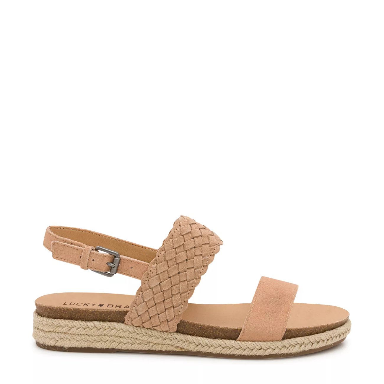 Lucky brand genette 2024 suede espadrille sandals