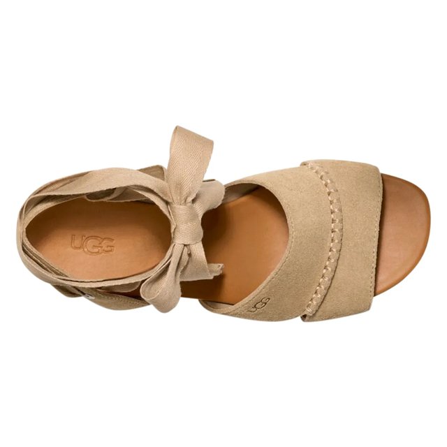 UGG Women's Taia Ankle Wrap Espadrille Wedge Sandal | DSW Canada