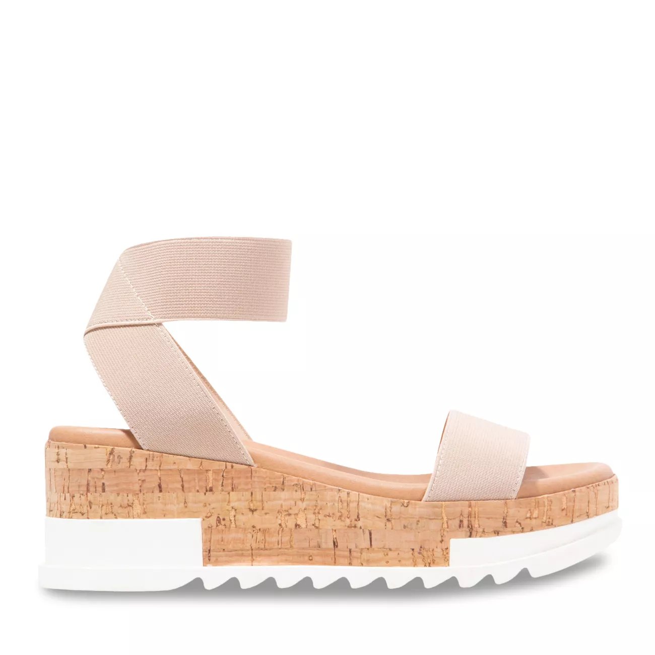 steve madden elba wedge sandal beige