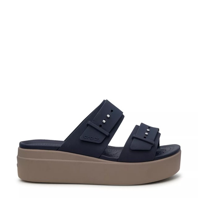 Crocs Women's Brooklyn Low Platform Wedge Sandal The Shoe Company