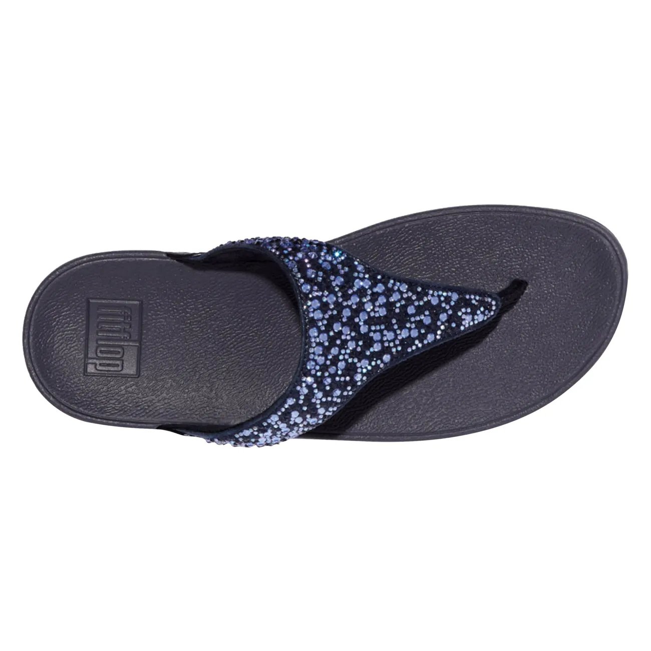 Women's Lulu Crystal-Mix Toe-Post Sandal