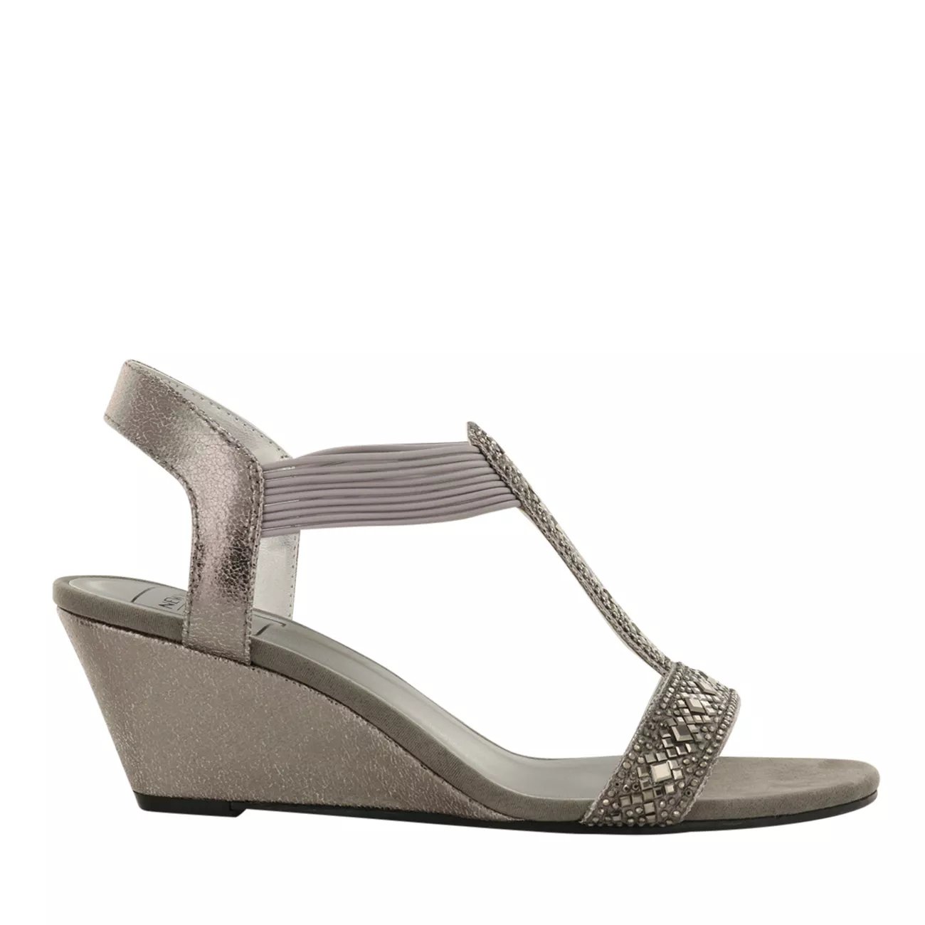 new york transit fun time women's wedge sandals