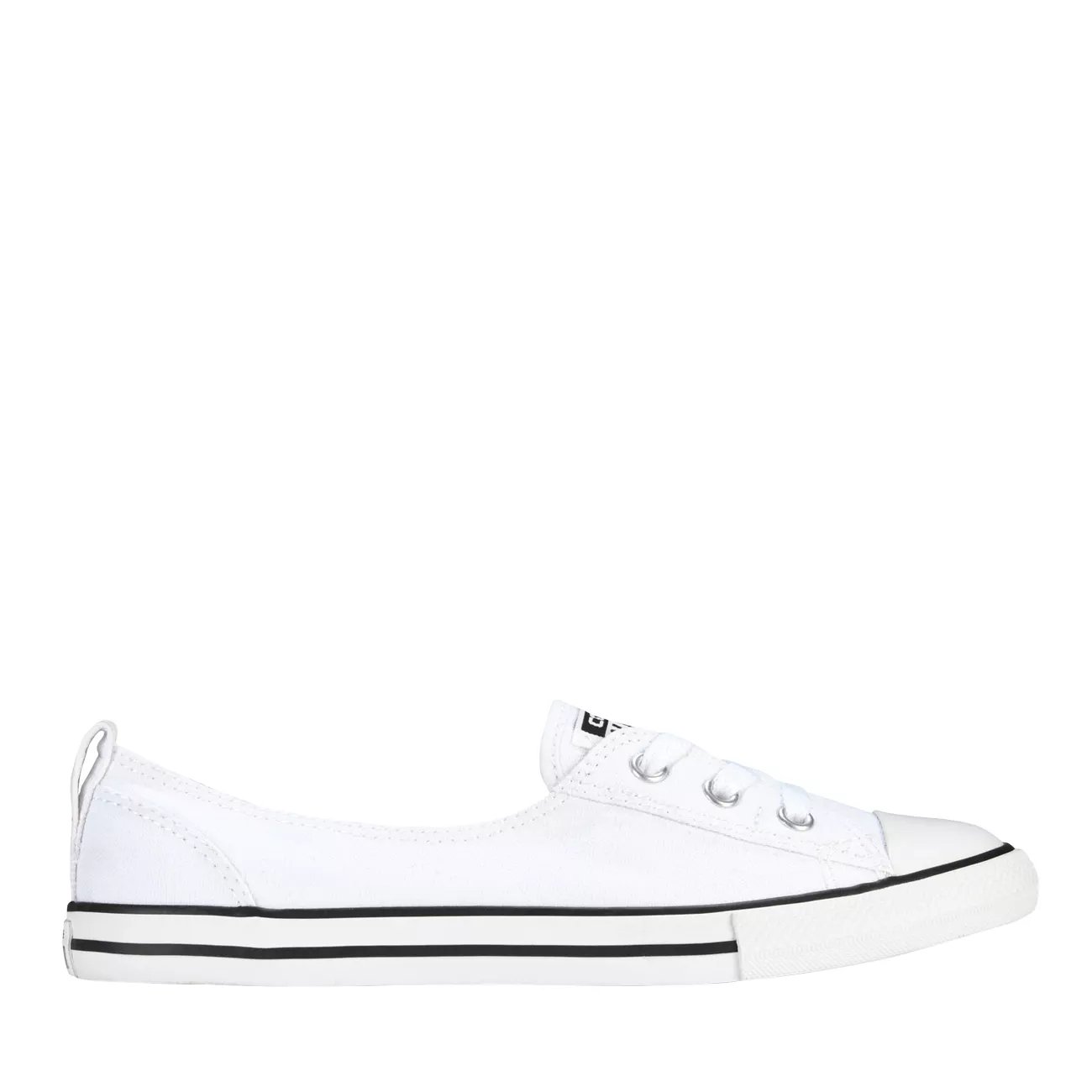 converse chuck taylor ballet lace slip black