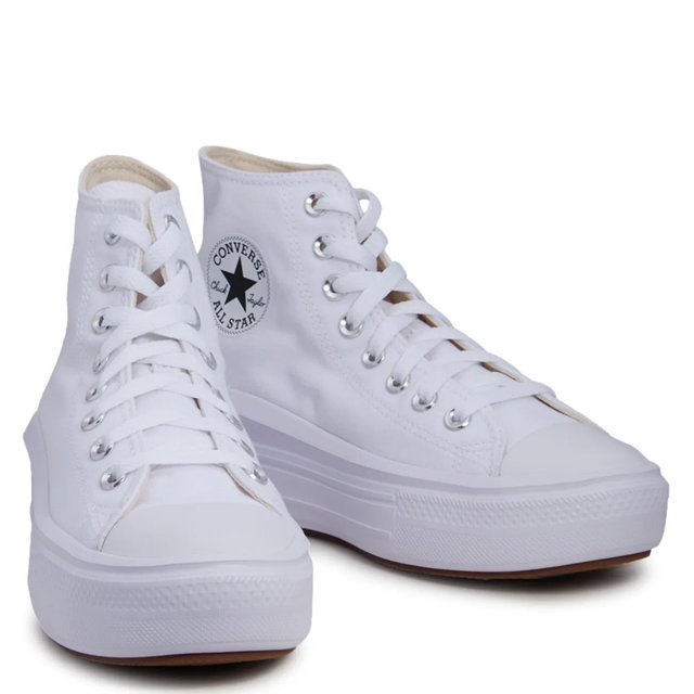 Converse White Chuck Taylor All Star Move Sneakers