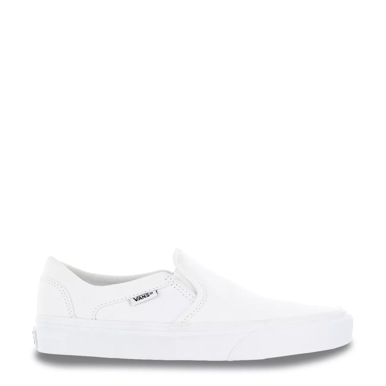 White vans slip store ons shoe carnival