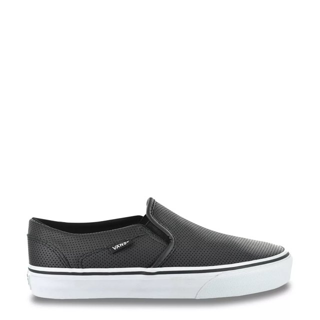 Vans asher black and white cheap