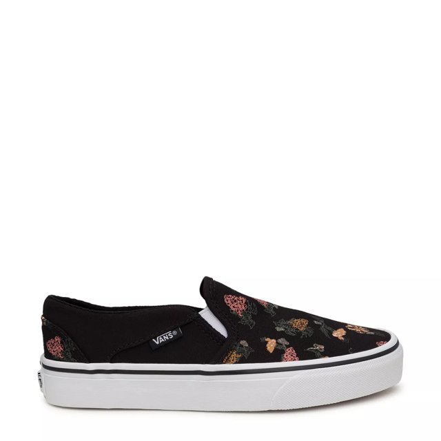 Vans asher slip on womens white outlet