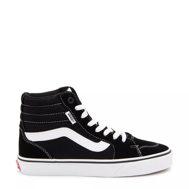 Black high top womens vans on sale