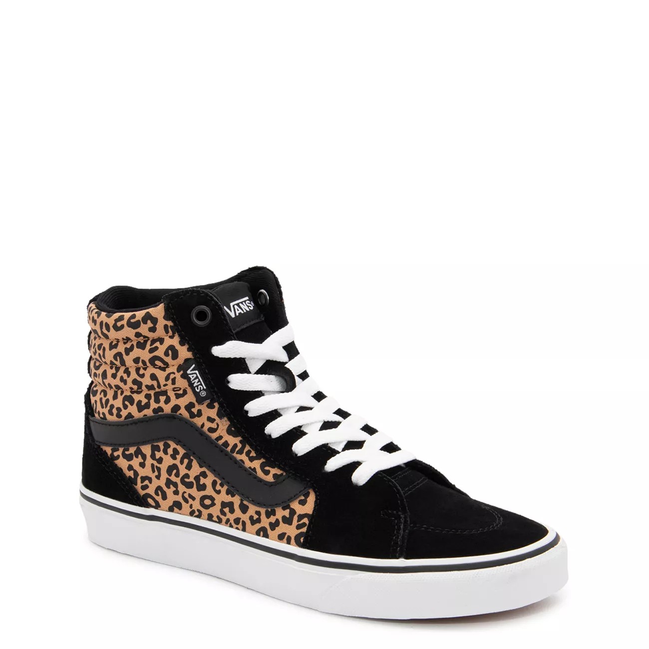 cheetah print high top vans