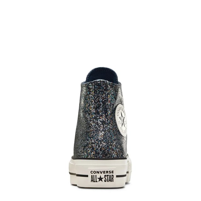 Converse Chuck Taylor All Star Lift Platform Glitter in Grey Black