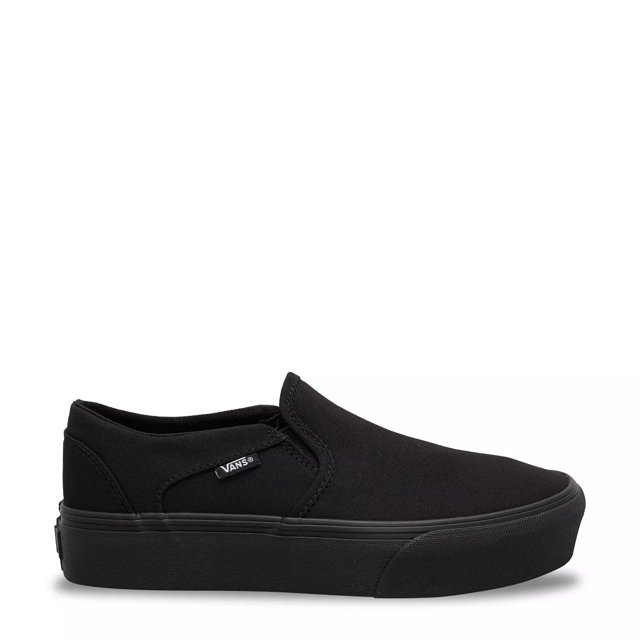 Vans Women s Asher Platform Slip On Sneaker The Shoe Company