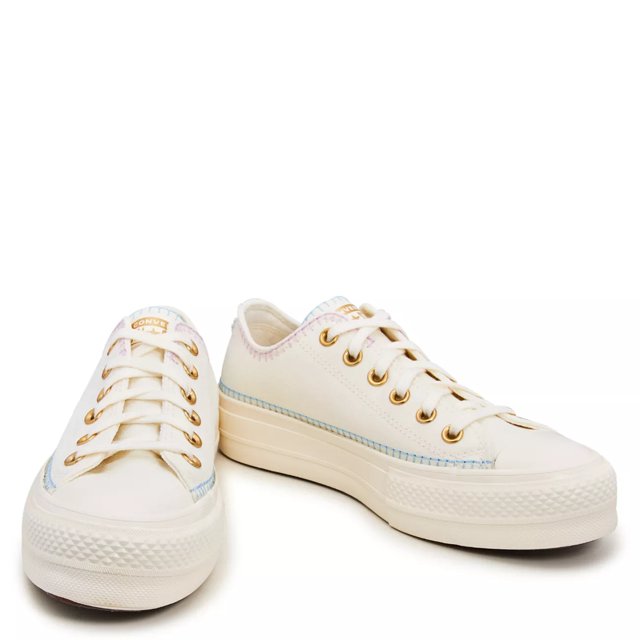 Low top chuck taylors white on sale
