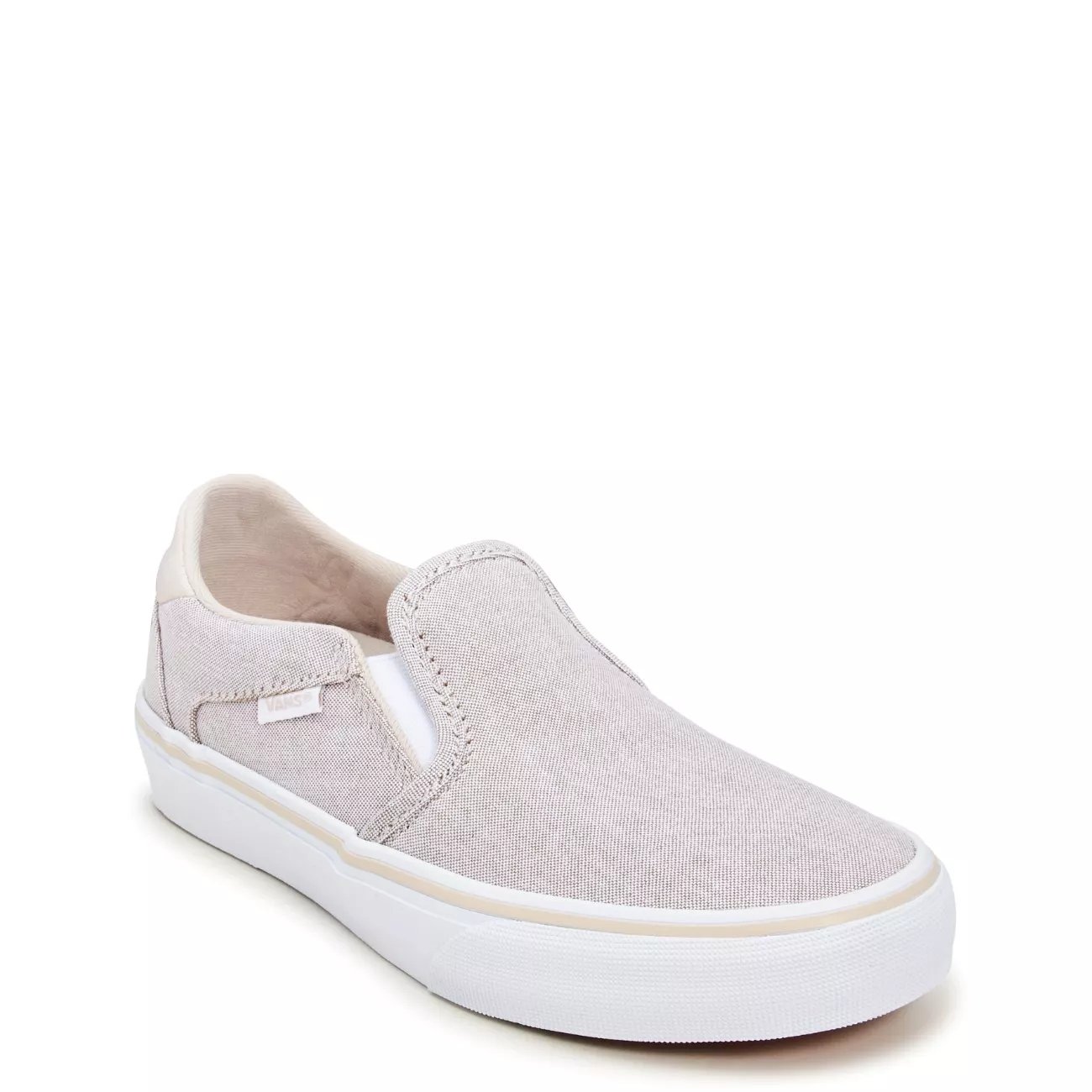 Grey womens vans slip ons online