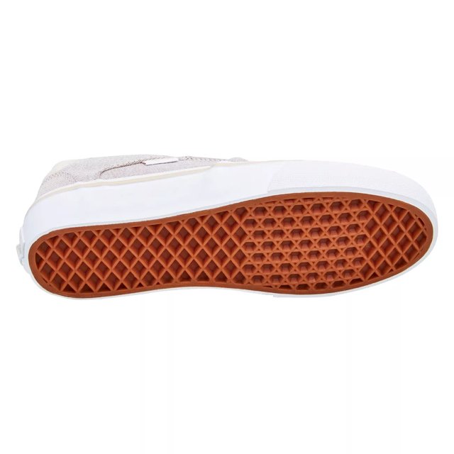 Vans Women s Asher Deluxe Slip On Sneaker in Summer Taupe Size 7 Medium