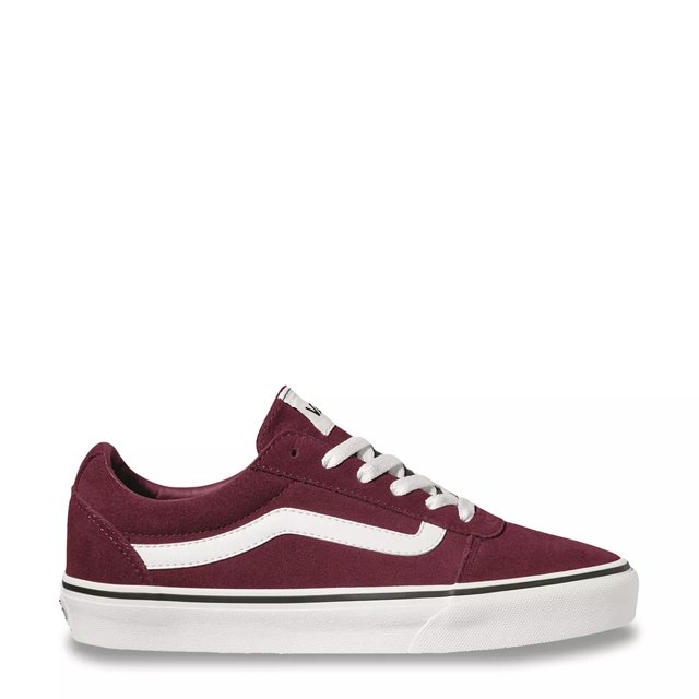 Burgundy shop vans womens
