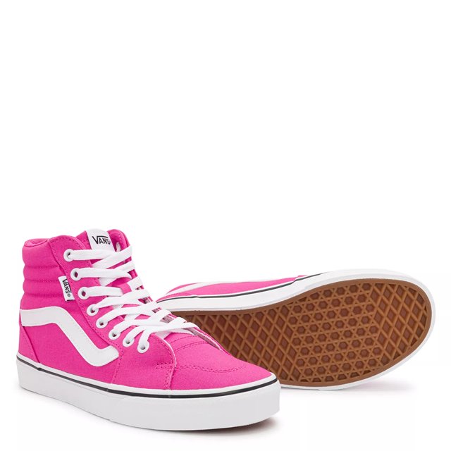 Pink high top vans sale