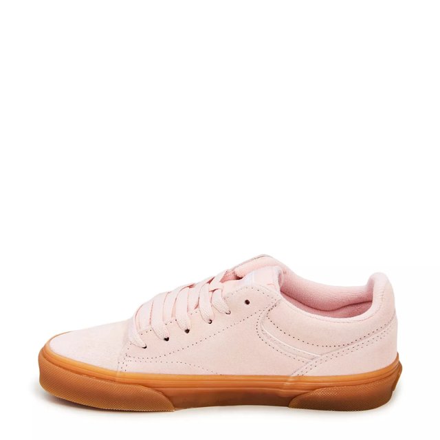 Vans Women s Seldan Sneaker in Peach Blush Translucent Gum Suede Size 8 Medium
