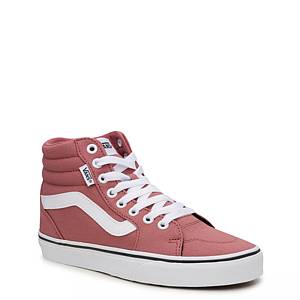 Red vans hot sale dsw